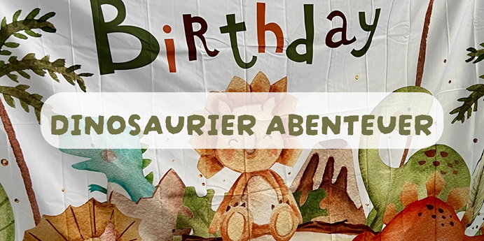 Dinosaurier-Abenteuer-Geburtstag für Kinder in Zürich bei Tiny Hands Creations – Urzeit-Abenteuer erleben